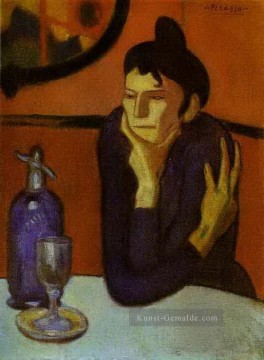  picasso - Absinthe Trinker 1901 Pablo Picasso
